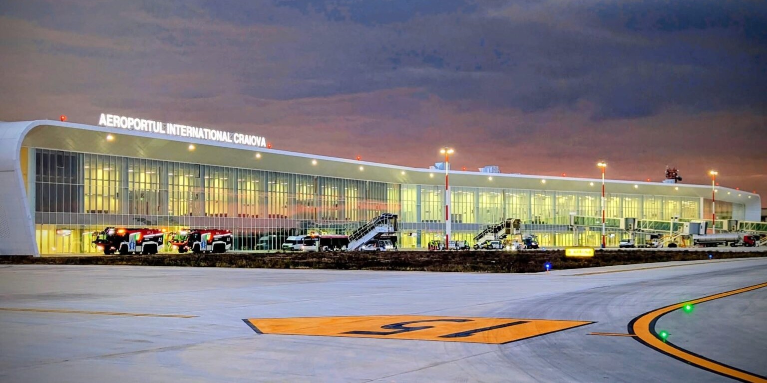 Noul terminal de pasageri al Aeroportul Internațional Craiova